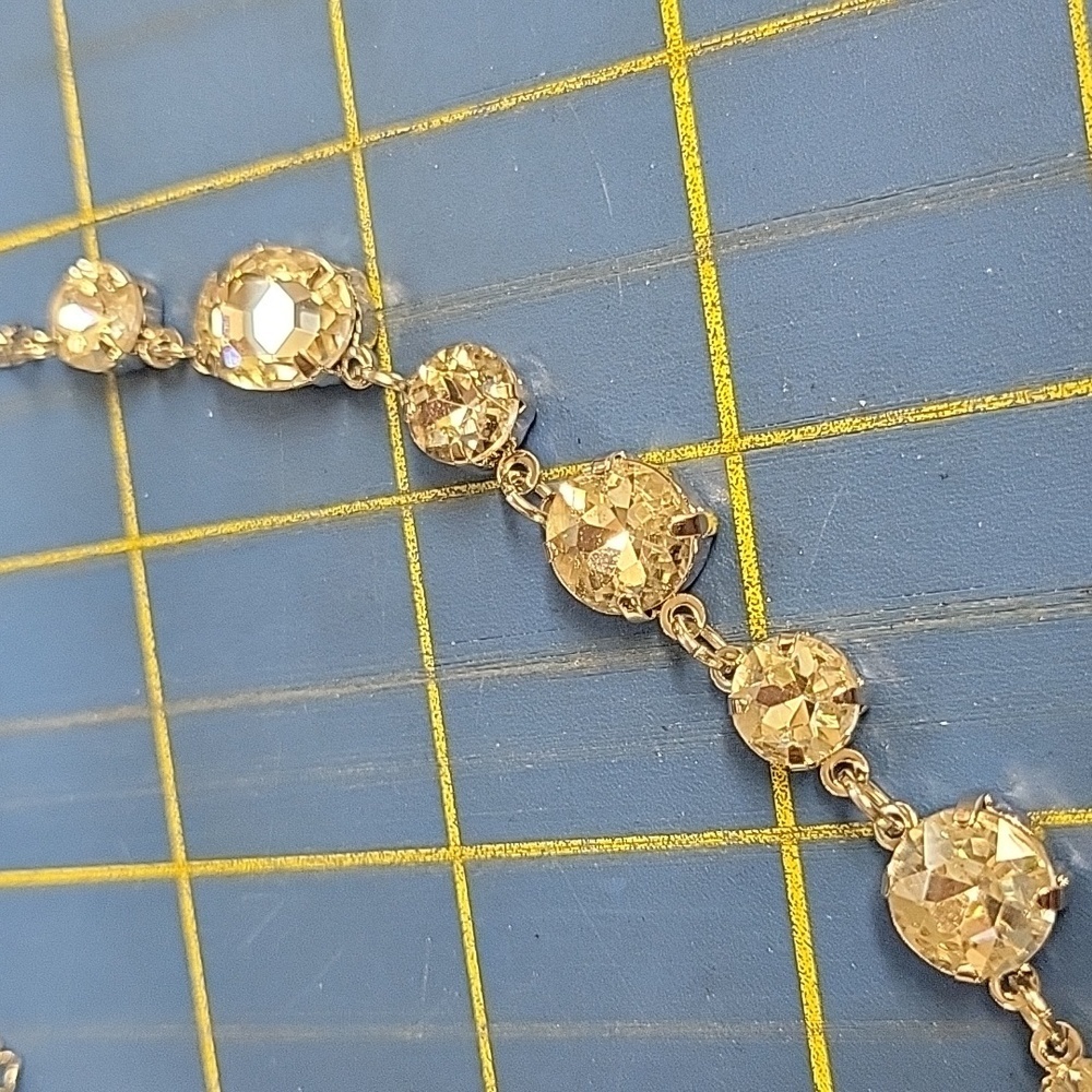 Diamond Faux Silver Tone 18" + 2" Extension Necklace - Picture 5 of 6